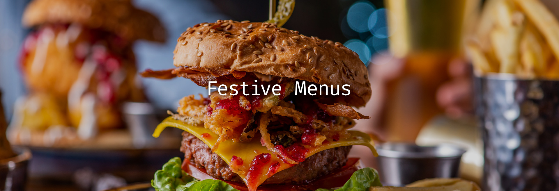 Festive Christmas Menu at Sixty Million Postcards 