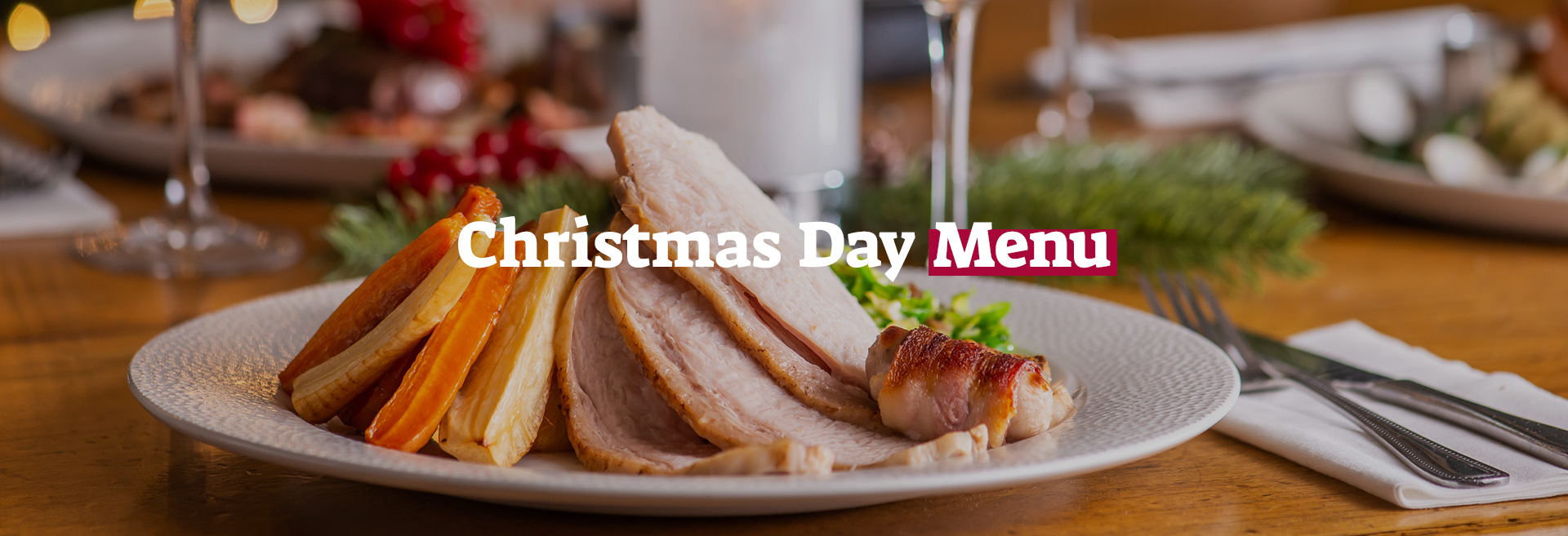 Christmas Day Menu at Sixty Million Postcards